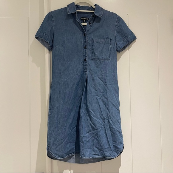 J. Crew Denim Shirt Dress (XXS) - Picture 4 of 7